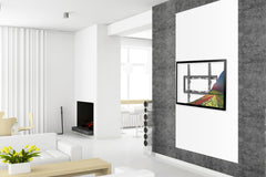 Add Vision AS3446F low-profile landscape wall mount for TVs up to 600x400 VESA, designed for sleek, secure installation