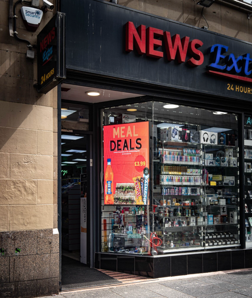 WINDOW DIGITAL SIGNAGE ADD VISION