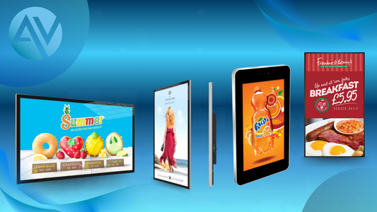 How do you update digital signage screens with content?