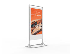 Superslim Freestanding Double-Sided Digital Posters 43"