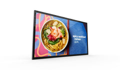 White background image of the Add Vision Slimline Pro advertising display showcasing its slim profile and sleek design.