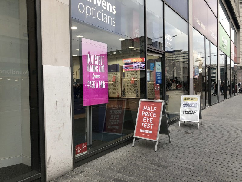 Add Vision Ultra High Brightness Window Display in use, showcasing vibrant LED illumination for retail storefronts.
