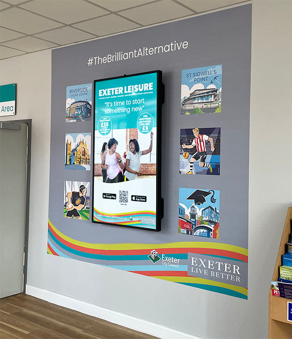 Add Vision Ultra High Brightness Window Display in use, showcasing vibrant illuminated signage for retail storefronts.