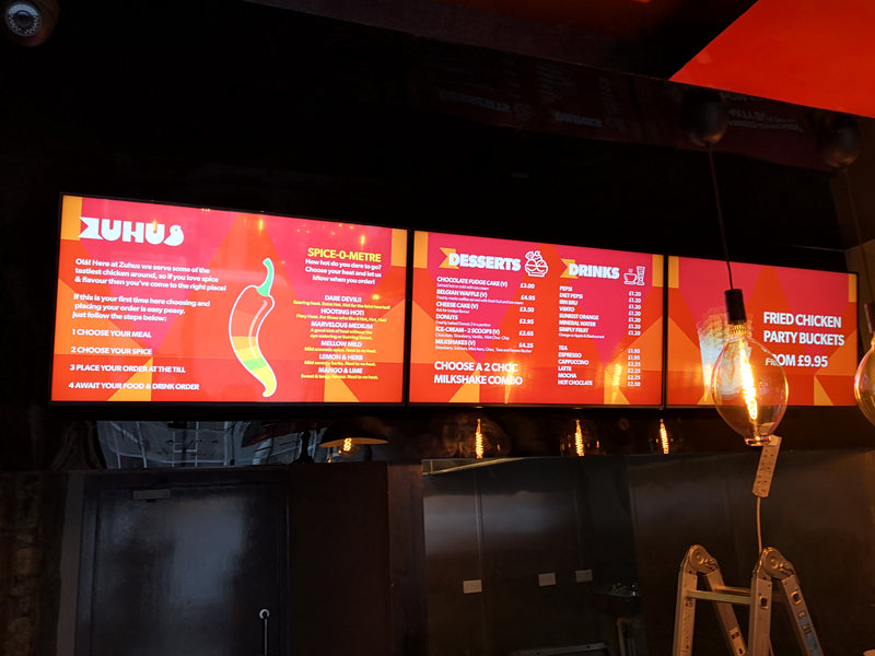 digital signage install