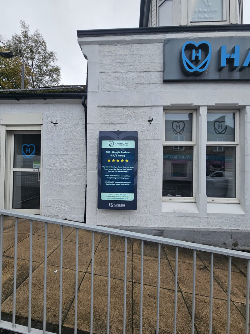 digital signage install